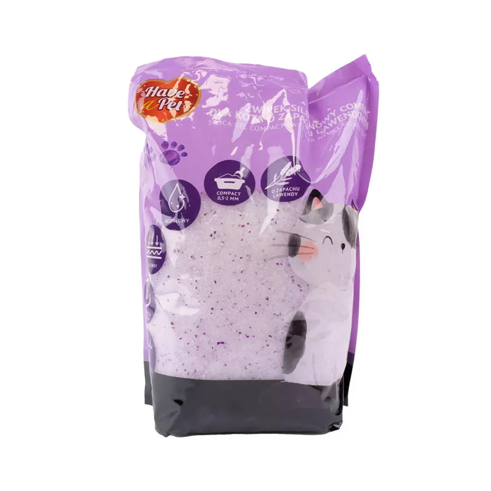 HAVE A PET Żwirek silikonowy dla kota Lawenda Silica Gel Compact 8x3,8L